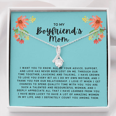Gift to My Boyfriend's Mom Necklace with Gift Box 75